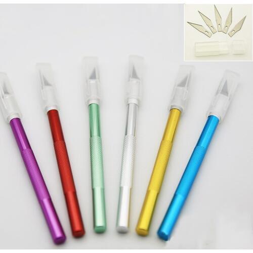 6 Blade Carve Knife Sculpture Engrave Graver Cutter Craft Wood Cut Extra Backup Tool Scorper Sculpte Razor Sharp Woodcarve Tool