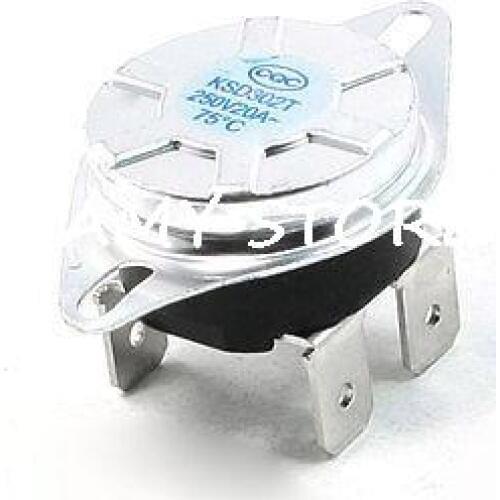 75 Celsius NC. KSD302T Model Temperature Control Switch Thermostat AC250V 20A