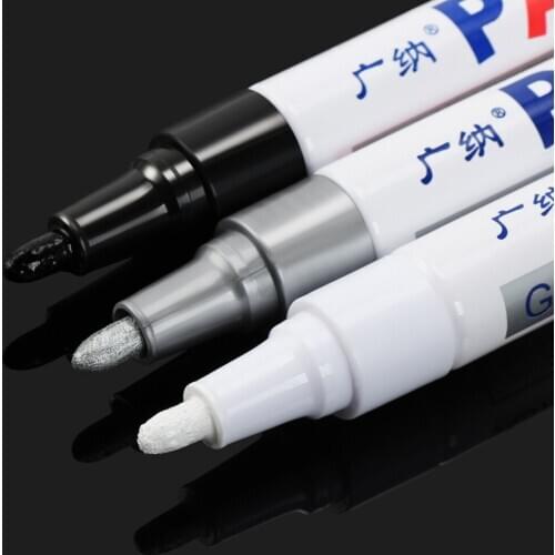 Car Tyre Tread CD Metal Graffiti Marker Pen For Skoda Octavia A7 A5 Rapid Jaguar Mazda 3 6 CX-5 Hyundai Solaris I30 Tucson