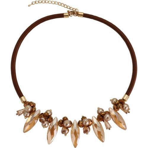 BEADSLAND Multistrand Lariat Necklace Choker Rope Chain Bohemia Vintage Ethnic Fashionable Beach Seaside Jewelry Woman Gift