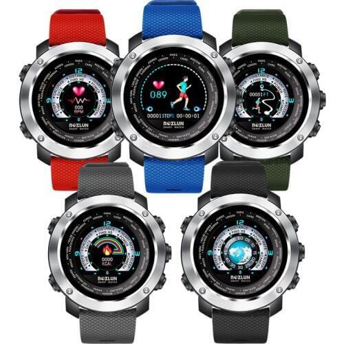 Bluetooth Smart Fitness Bracelet Continuous Heart Rate Monitor Wristband Calories Distance Recorder SMS Call Vibrating Reminder