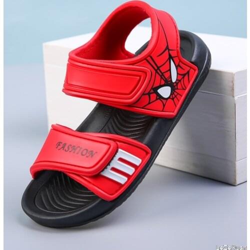 Disney Brand Baby Lovely Cartoon Summer Shoes Kids Beach Sandals Mickey Mouse Toddler Soft Leather Sandals For Girls Boys Shoes