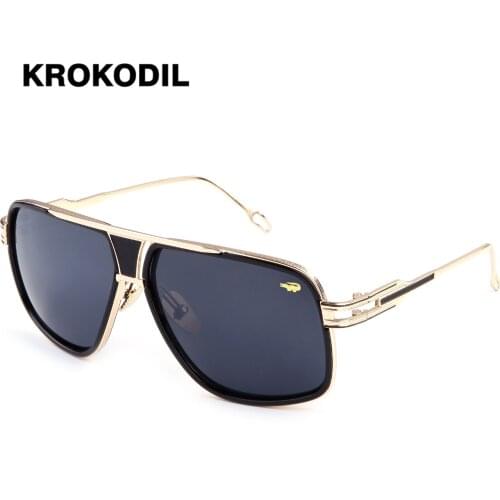 Krokodil Brand Original Sunglasses For Men and Women Stainless Frame Sport Sun Glasses Fishing glasses Oculos De Sol