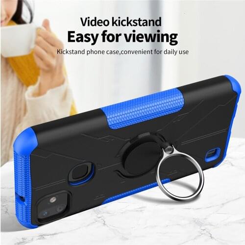 For Infinix Smart HD 2021 Case Luxury Ring Back Cover Stand Armor ShockProof Case For Infinix Smart HD 2021 Phone Case