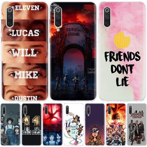 Stranger Things Poster 3 Phone Case For Xiaomi Mi Note 10 11 9 8 10T 9T CC9 A1 A2 A3 Poco F1 X3 F2 Pro Lite 5X 6X Cover Coque