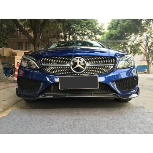 Dream2021 Fit For Benz Mercedes C-class W205 C200 C260 C300l Sport Version Refitted Upgraded Babos Carbon Fiber Lip Front Shovel