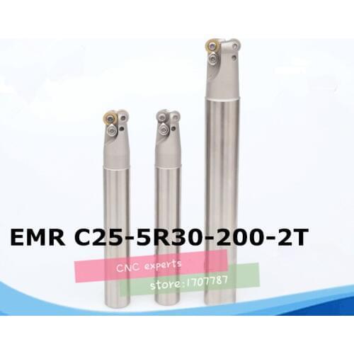 EMR C25-5R30-200 Bore Indexable Shoulder End Mill Arbor,Mill Cutting Tools, Insert of carbide inserts RPMT1003/RPMW1003