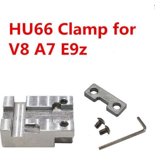 HU66 auxiliary key chuck key cutter clamps supporting to cut like for audi keys for V8/A7/E9z Key cutting machines[one set]