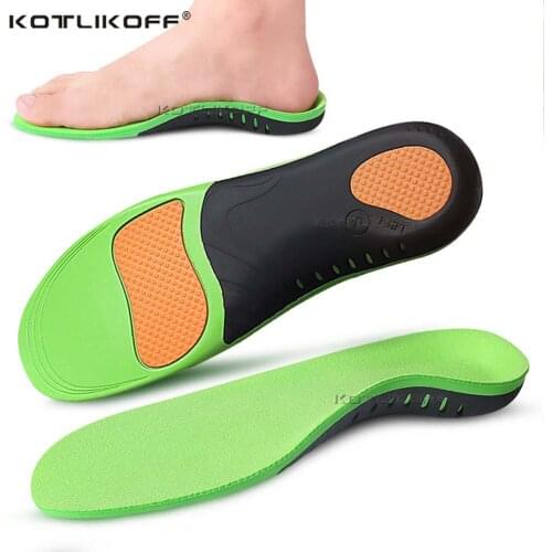 KOTLIKOFF Orthopedic Insoles EVA Orthotics Shoes Sole Arch Foot Pad X/O Type Leg Correction Insert Feet Care Sports Insoles