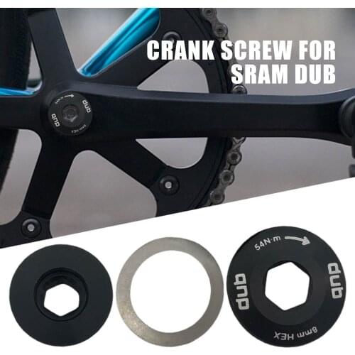 M18 M30 Mountain Bike/Road Crank Screw Kit Aluminum Alloy Crank Arm Bolt Self Extracting Screws for Sram DUB Bike Accessories