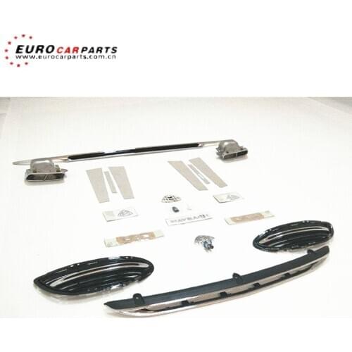 For may S600 body kits fit for MB S-class W222 S350 S400 S450 S500 S600 to Mayb style fron lip, cover, diffuser, emblem