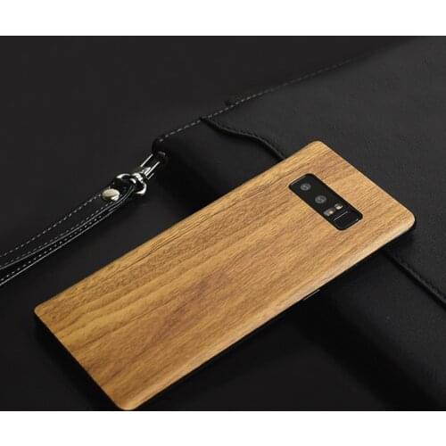 High Simulation Wood Grain Sticker Phone Back Paste Sticker For SAMSUNG Galaxy S10 Plus S10e Note 10+ Note 9 8 S9 Plus S8 S8