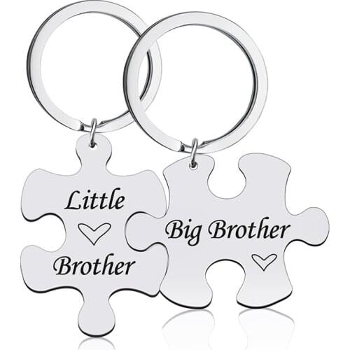 2021 new popular brother puzzle keychain Halloween gift germ free key diy keychain accessories