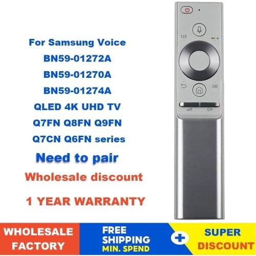 New BN-1272A Voice Remote control for Samsung BN59-01272A BN59-01270A BN59-01274A QLED 4K UHD TV Q7FN Q8FN Q9FN Q7CN Q6FN serie