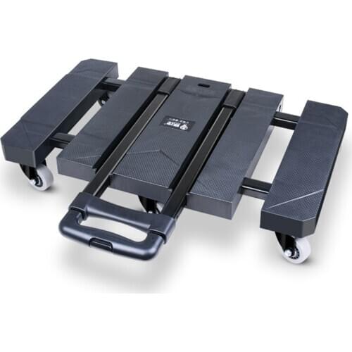 Folding Universal Wheel Small Carts Folding Portable Carts Heavy Luggage Carts Household Handling Trolleys