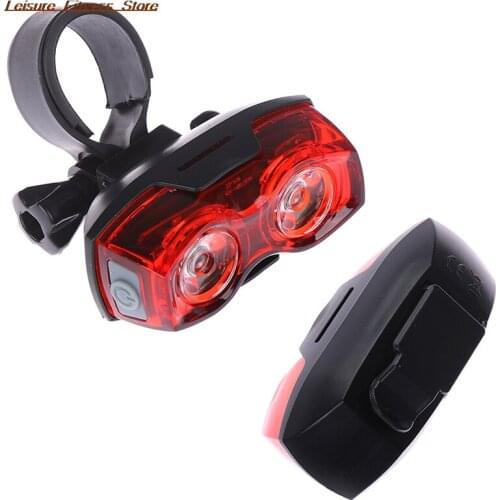 Safety Warning Headlight LED Bicycle Taillight 1000 m Cycling Light Moutain Road Bike Rear Saddle Lamp 3 Models