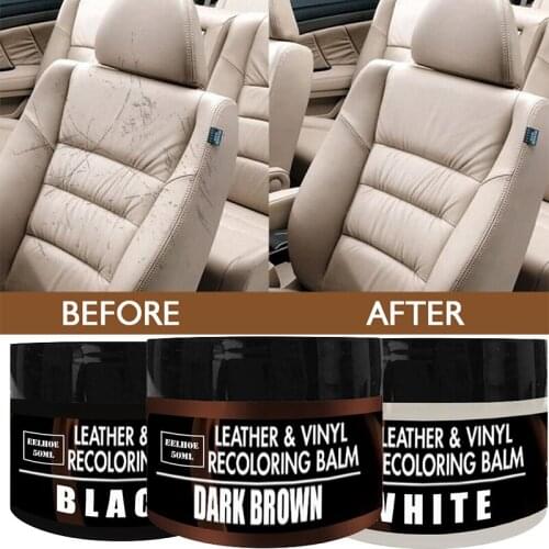 50ml Leather Repair Gel Leather Surface Refurbish Repair Tool for Shoes Car Seat Sofa Coats Holes Scratch Cracks Restore Paste