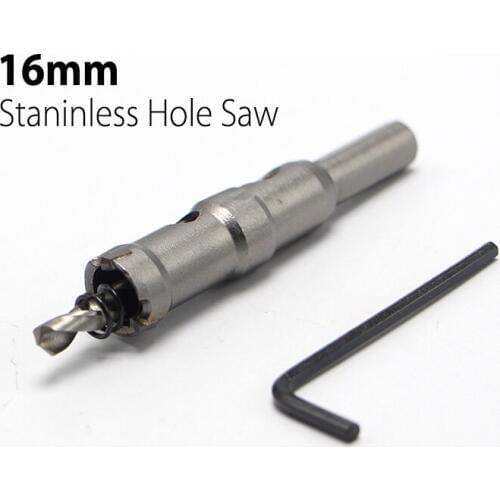 High Quality 16mm 0.63" Hard Alloy Metal Hole Saw Core Drill Bit Drill Bit for Metal Working Universal Type