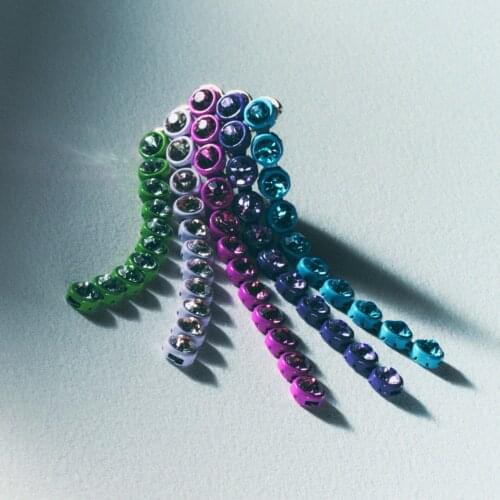 Vedawas ZA Bling Long Fringed Waterfall Earrings for Women Boho Colorful Rhinestone Metal Drop Dangle Earrings Jewelry Wholesale