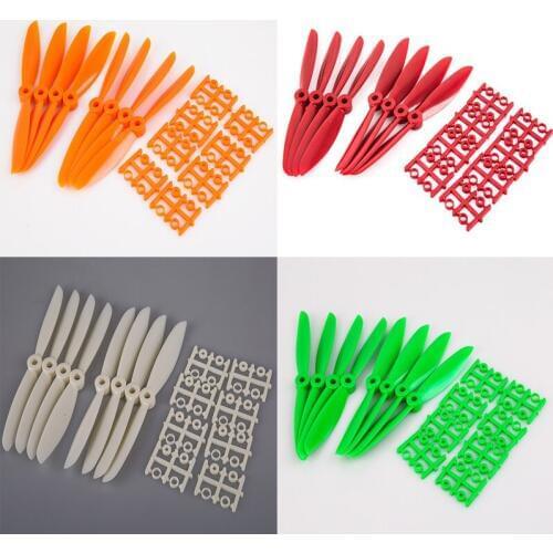 4pairs/Bag Rctimer 6x4.5'' 6045 CW CCW Propellers with Adapters Props NY6045 for FPV Multirotor