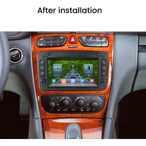 For Mercedes/Benz/CLK/W209/W203/W208/W463/Vaneo/Viano/Vito Car Radio 2din Android 10 autoradio player auto Navigation GPS NO DVD