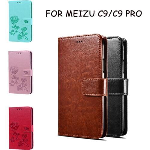 Phone Case For Meizu C9 Pattern Flip Phone Case For Meizu C9 PRO Coque Funda PU Leather Wallet Leather Capas