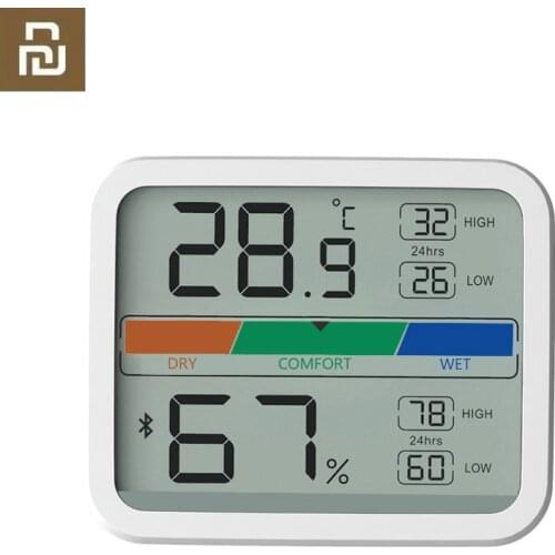 Xiaomi Miiiw LCD Digital Thermometer 2 Hygrometer Indoor Thermo-Hygrometer with Magnet, MIN/MAX Records for Room Climate Control