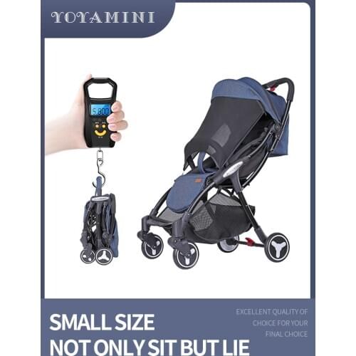 Yoyamini baby stroller light folding umbrella car can sit can lie ultra-light portable on the airplane