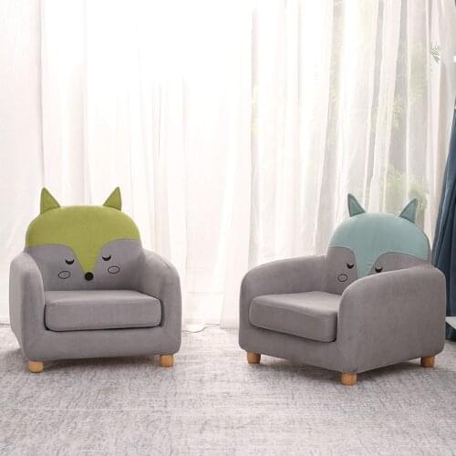 Zq Childrens Sofa Seat Baby Princess Couch Single Fabric Lazy Small Sofa