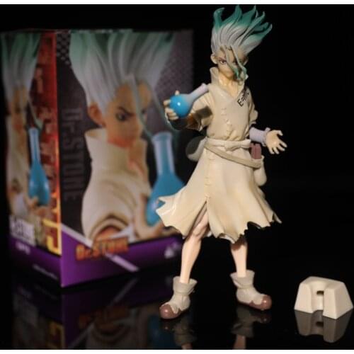 Dr.STONE FIGURE of STONE WORLD SENKU ISHIGAMI PVC Action Figure model Figurals