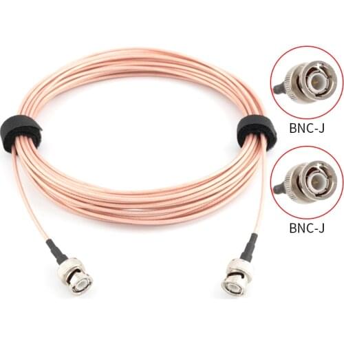 PURELINE Cable BNC Male to BNC Male Plug Connector straight RG316 RF Jumper Pigtai 50 ohm high temperature resistant cable