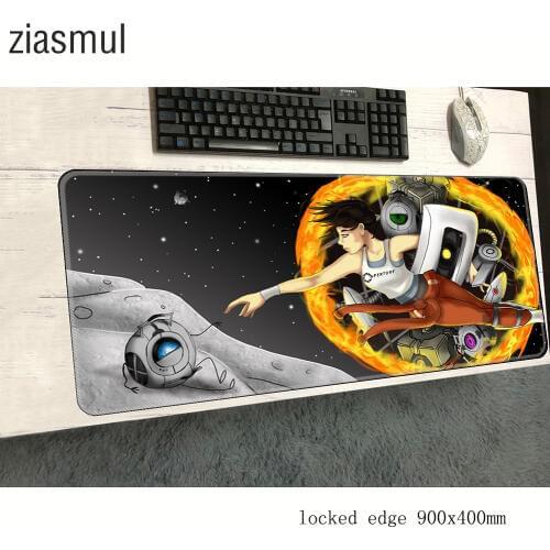 Portal 2 mouse pad 900x400x3mm Popular mousepads best gaming mousepad gamer large personalized mouse pads keyboard pc pad
