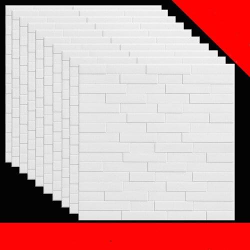 Wall Stickers 3D Brick Home Decor Wall Covering PE foam Waterproof for Living Room Bedroom Kids Room DIY Wallpaper