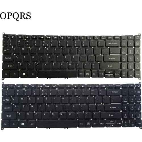 New US laptop keyboard for Acer Aspire 5 A515-54 A515-54G A515-56 A515-56G A515-52 A515-52G A515-53 A515-55 black no frame