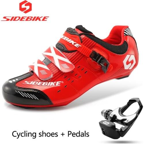 Sidebike 003 road cycling shoes cycling athletic professional Cycling shoes and pedal sets including pedals