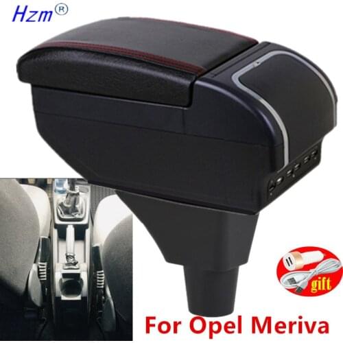 For Opel Meriva Armrest Box Central Store Content Box Products Interior Armrest Storage Car-styling Accessories Parts
