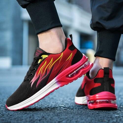 Casual Men Sneakers Air Cushioning Mens Shoes Breathable Zapatillas Hombre Lightweight Running Jogging Sports Shoes For Male