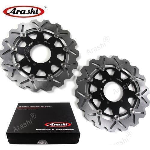 Arashi 1 Pair For KAWASAKI VERSYS 1000 2012 2013 2014 CNC Floating Front Brake Disc Rotors VERSYS 1000 ABS 2015 / Z1000SX ZX10R