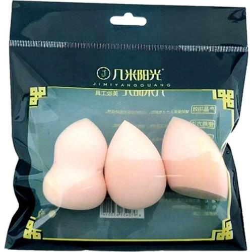 3Pc Cosmetic Puff Powder Puff Smooth Womens Makeup Foundation Sponge Beauty To Make Up Tools & Accessories Water-drop Shape
