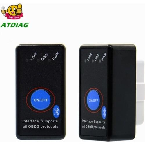 V2.1 MINI ELM327 Bluetooth Power Switch ELM 327 Version 2.1 OBD2 / OBDII