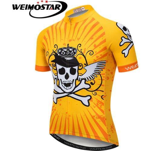 Weimostar Men Cycling Jersey Pro Team Bike Jerseys MTB ropa ciclismo Outdoor Racing Short Sleeve Bicycle Clothing Wear Top