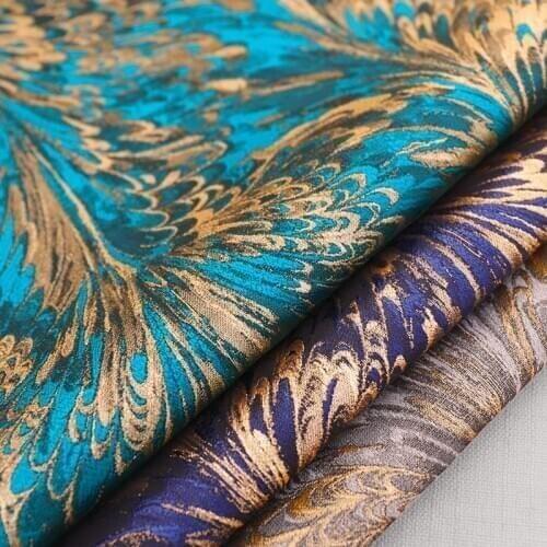 Jacquard dress fabrics fashion clothing fabrics Yarn-dyed fabric European style light luxury fabrics