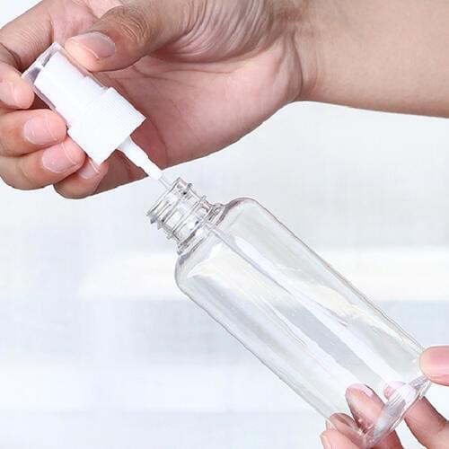 1Pcs Transparent Empty Spray Bottles 30ml/50ml/100ml Plastic Mini Refillable Container Empty Cosmetic Containers