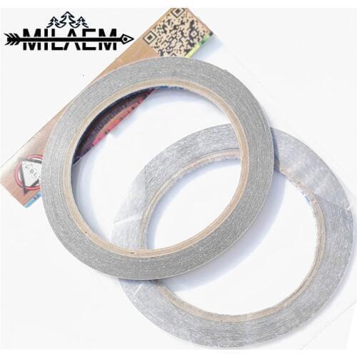2pcs 10 Meter Archery Feather Tape High Viscosity Adhesive Fletching Tapes Glue Double-sided Hunting Outdoor Arrow Accessories