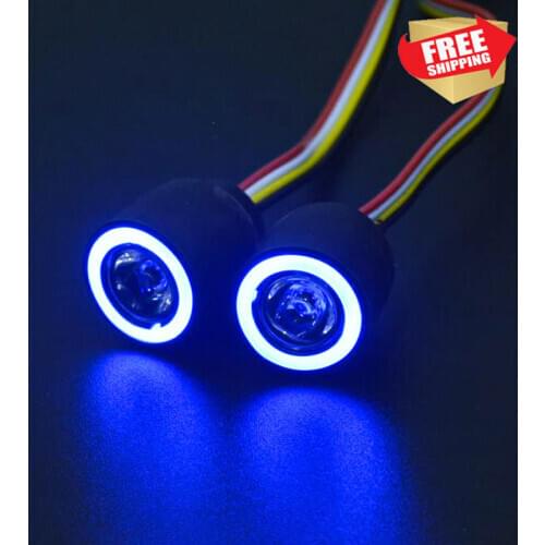 RC Radio control car 1/10 RC axial scx10 III TRX4 defender KM LED 20MM Headlight angel eyes light option upgrade parts