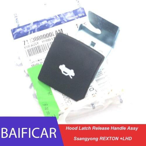 Baificar Brand New Genuine Hood Latch Release Handle Assy 7113008000 For Ssangyong REXTON +LHD