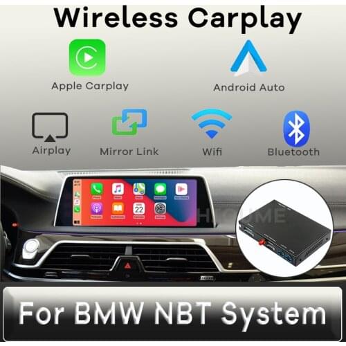 Wireless CarPlay MMI Android Auto Interface box for BMW F48 F25 F26 F15 NBT system with 6.5''/8.8''/10.2'Screen