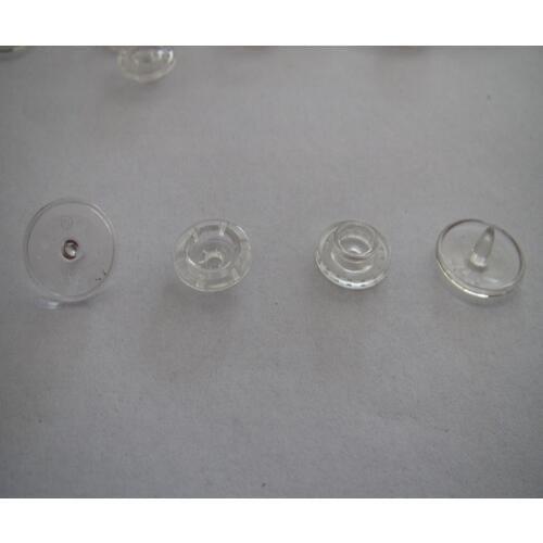 Free shipping 20 set KAM T5(12.4mm) plastic snap button transparent clear children cloth snap fastener button