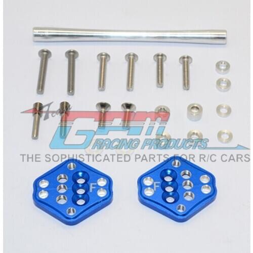 GPM ALUMINIUM FRONT ADJUSTABLE MOUNT FOR ORIGINAL SHOCK TOWER For AXIAL SCX10 II 90047 RC Upgrade