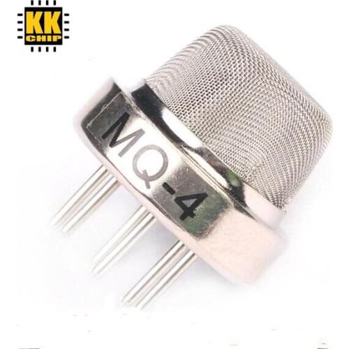 KKCHIP MQ-4 Gas Sensor Semiconductor Sensor Metal Cap Flammable Gas Sensor 300-10000ppm Used In Gas Leakage Detection